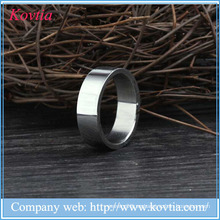 2015 nuevos productos titanio hombres de acero anillo de titanio plata 316l anillos de acero inoxidable